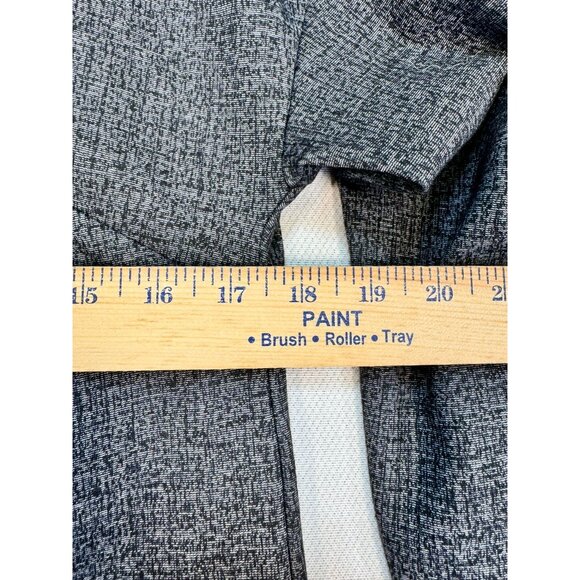 Banana Republic Women's Shift Dress Pleated Sleeves Size XS Gray Black Career - Picture 6 of 11